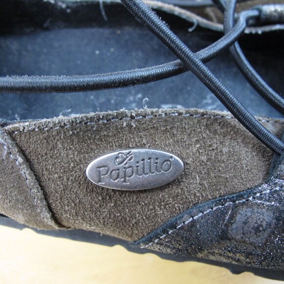 Birkenstock Papillio Mary Jane Loafers Brown Suede Leather Women's Size 6 - Picture 8 of 9